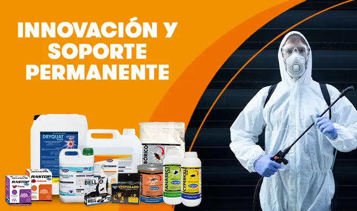 Técnico aplicando insecticida en una instalación industrial para garantizar un ambiente libre de plagas con productos de Anasac Control.